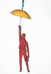 Ancizar Marin Ancizar Marin Umbrella with Businessman (Yellow Umbrella, Red Figure)